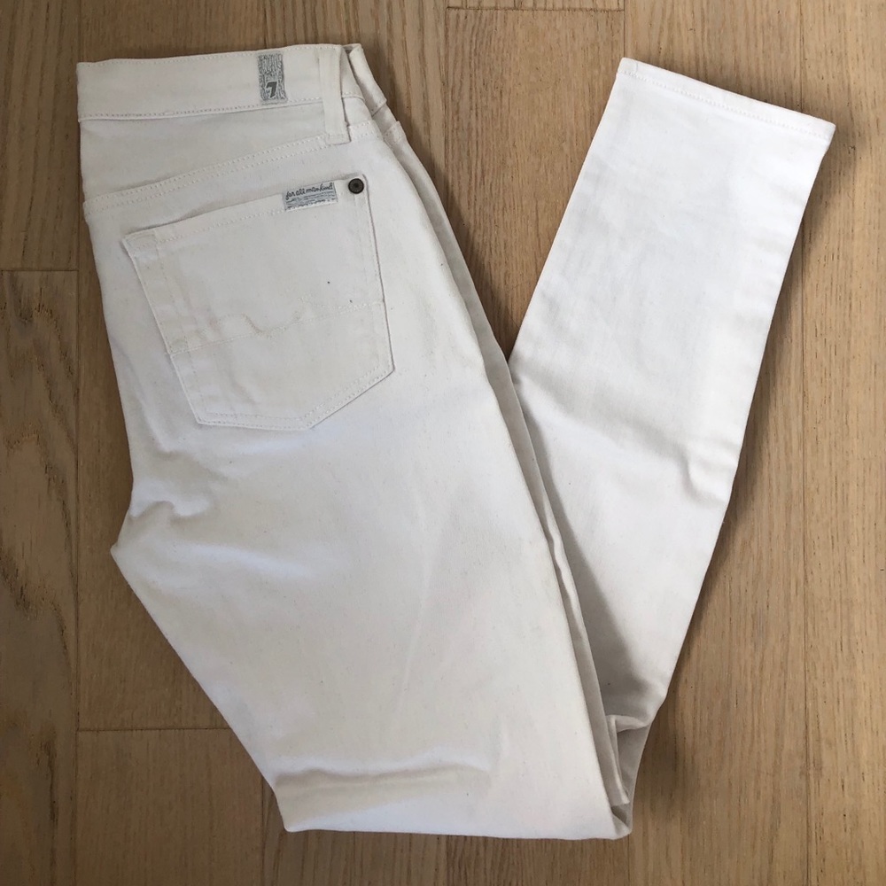 Seven Jeans white skinny